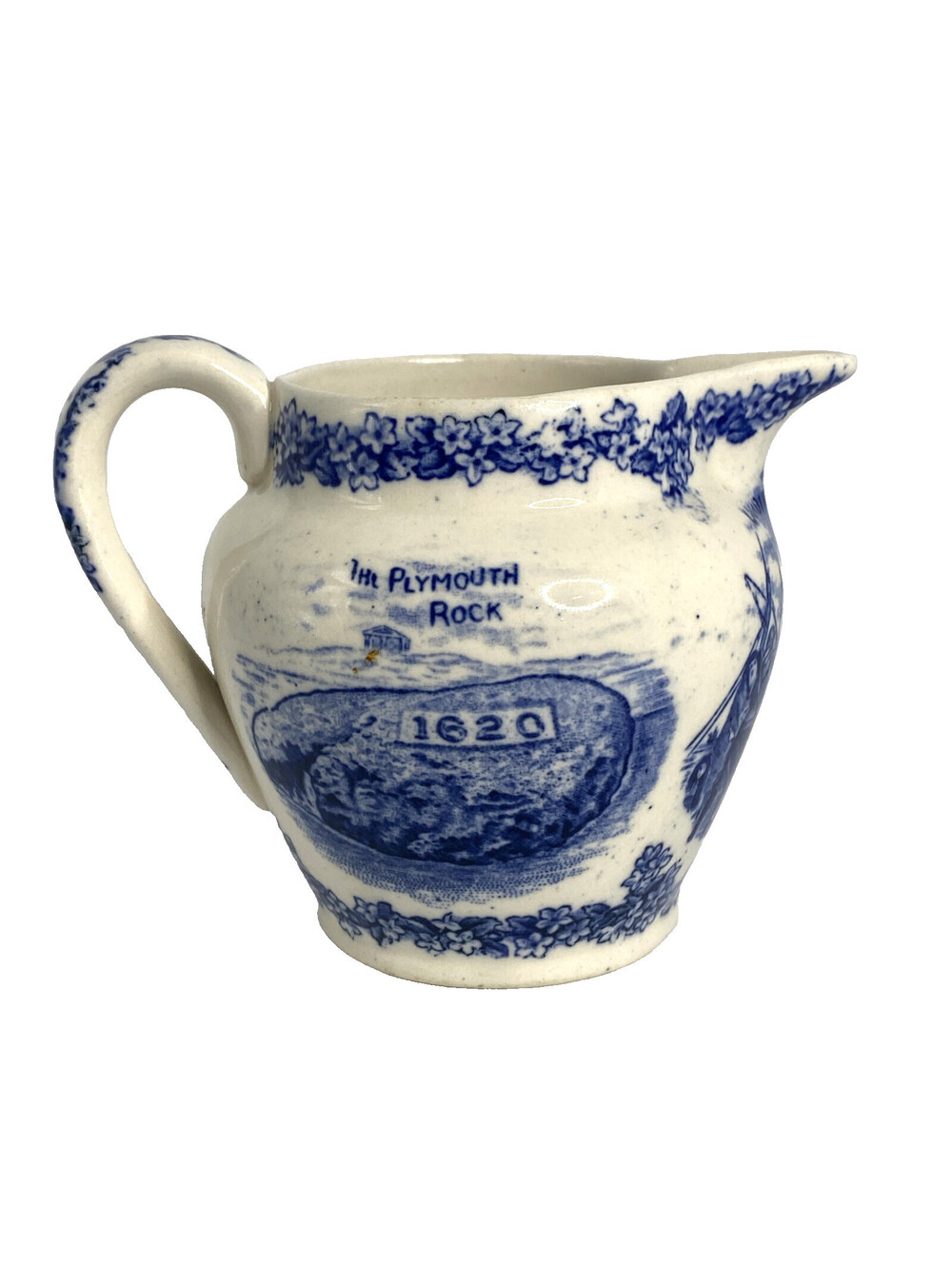 vintage creamer Rural England pattern by W.R. Midwinter Ltd